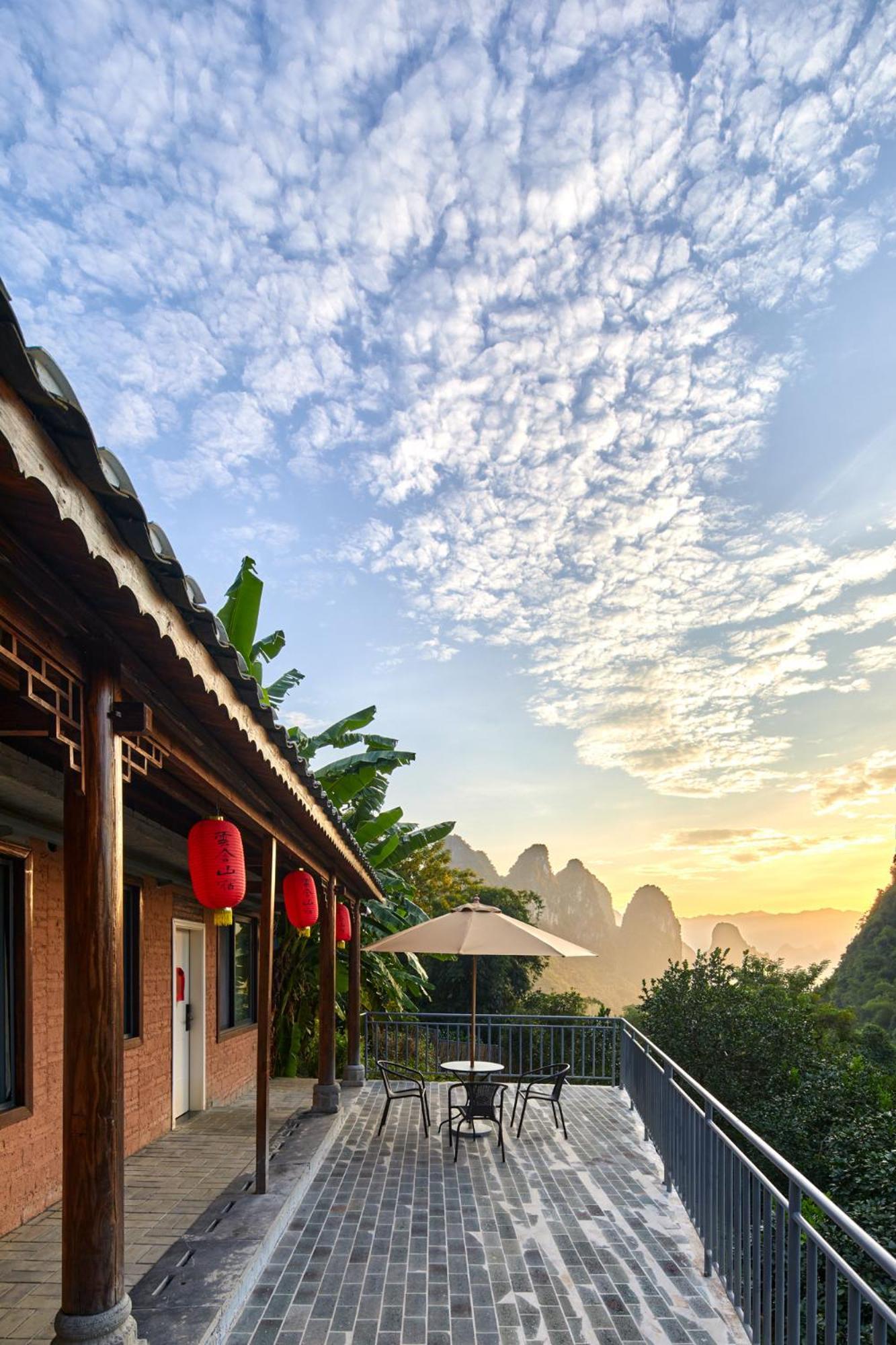 Yangshuo Yunshe Mountain Guesthouse Kültér fotó