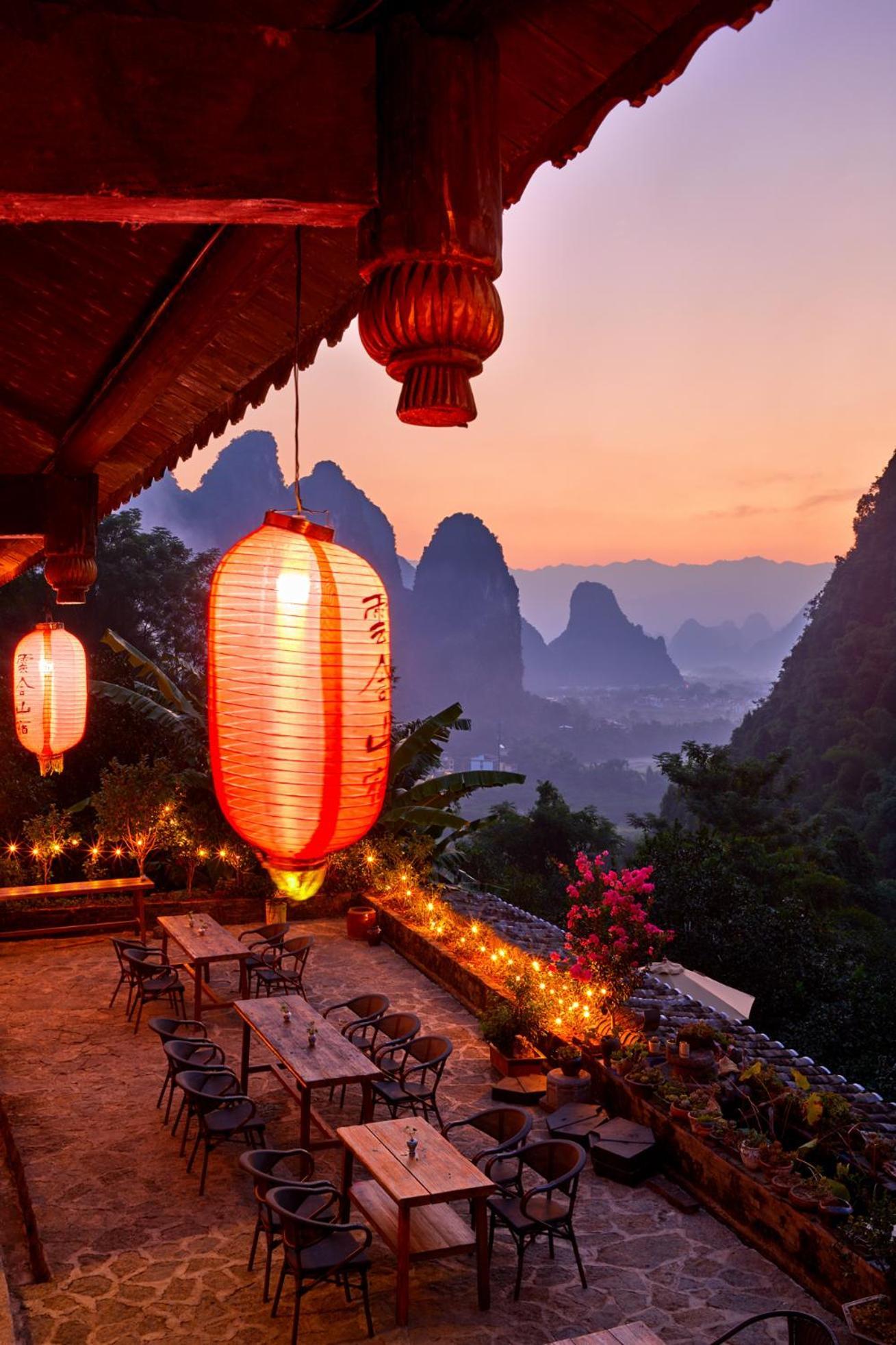 Yangshuo Yunshe Mountain Guesthouse Kültér fotó