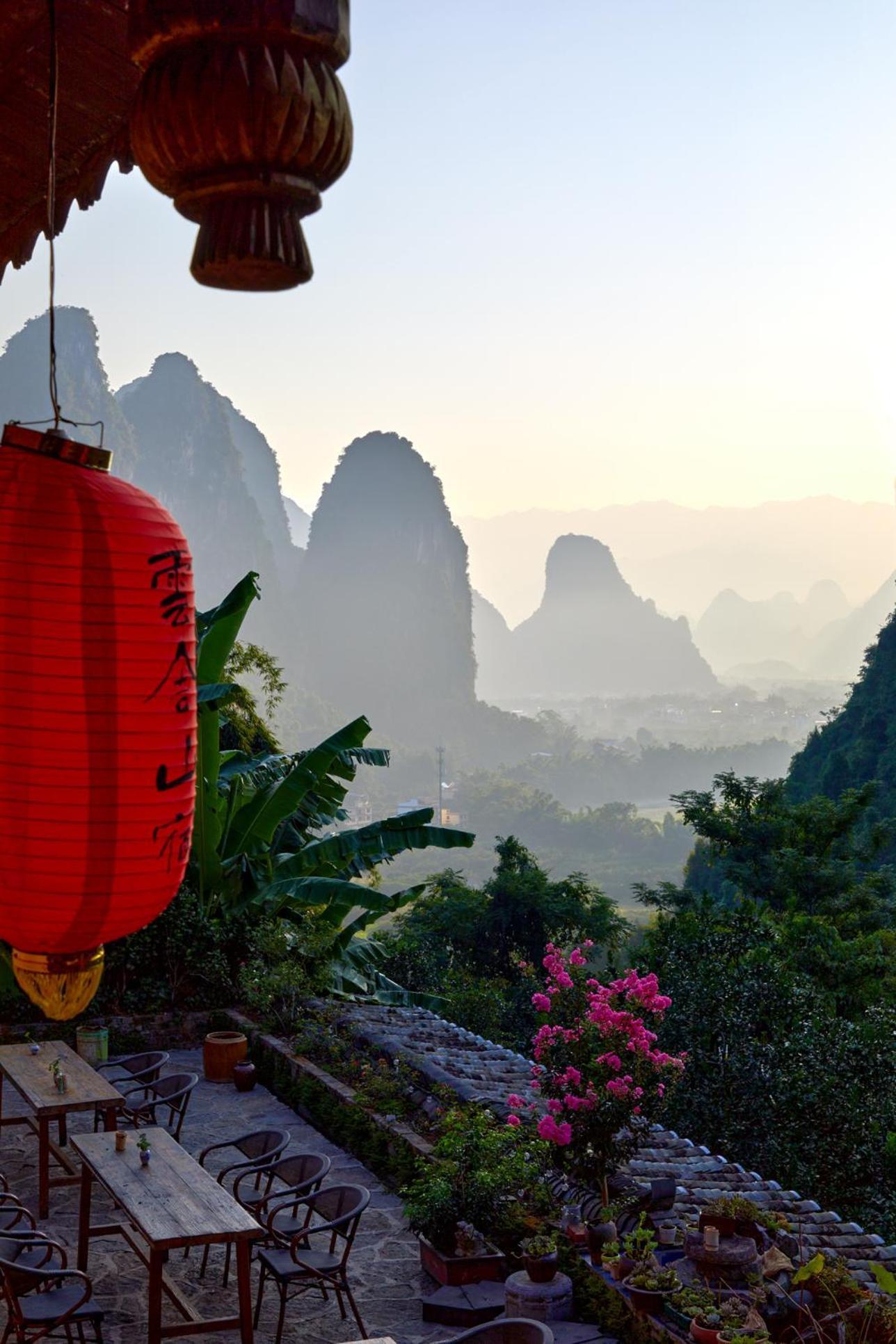 Yangshuo Yunshe Mountain Guesthouse Kültér fotó