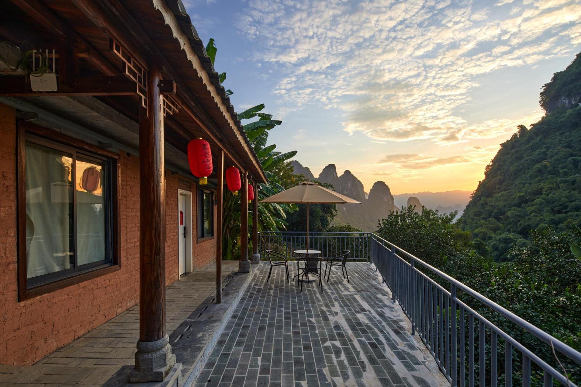 Yangshuo Yunshe Mountain Guesthouse Kültér fotó