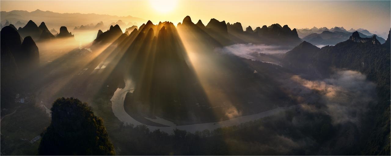 Yangshuo Yunshe Mountain Guesthouse Kültér fotó