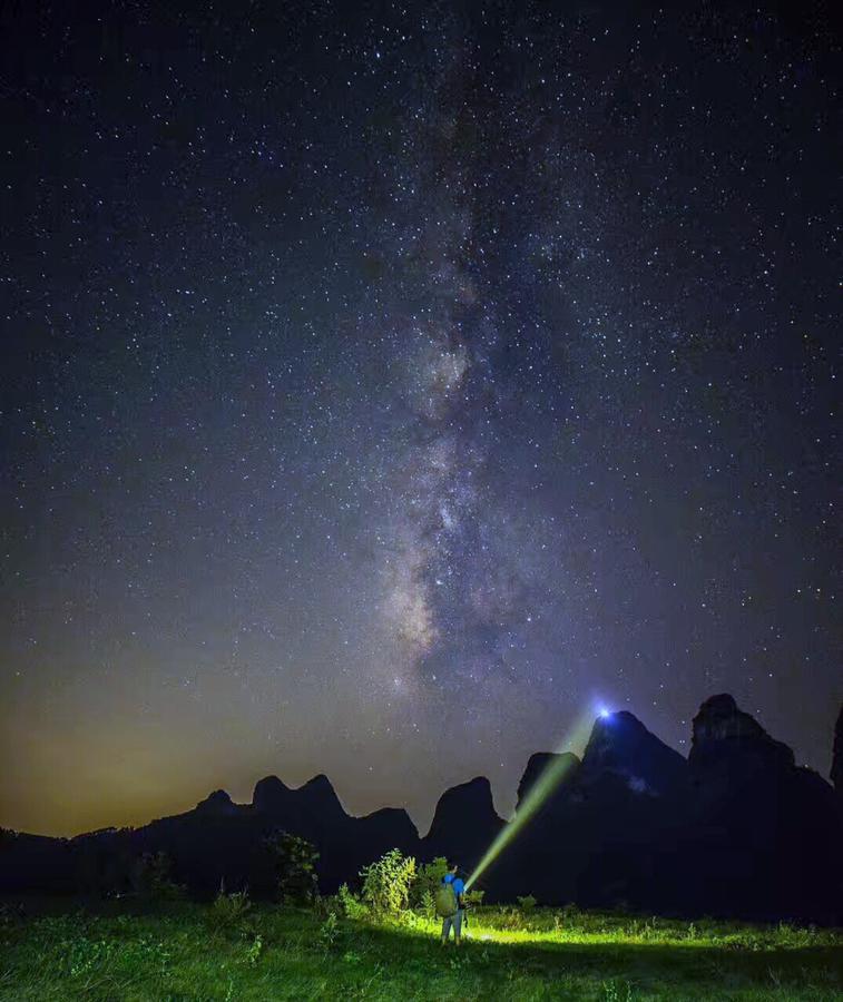 Yangshuo Yunshe Mountain Guesthouse Kültér fotó