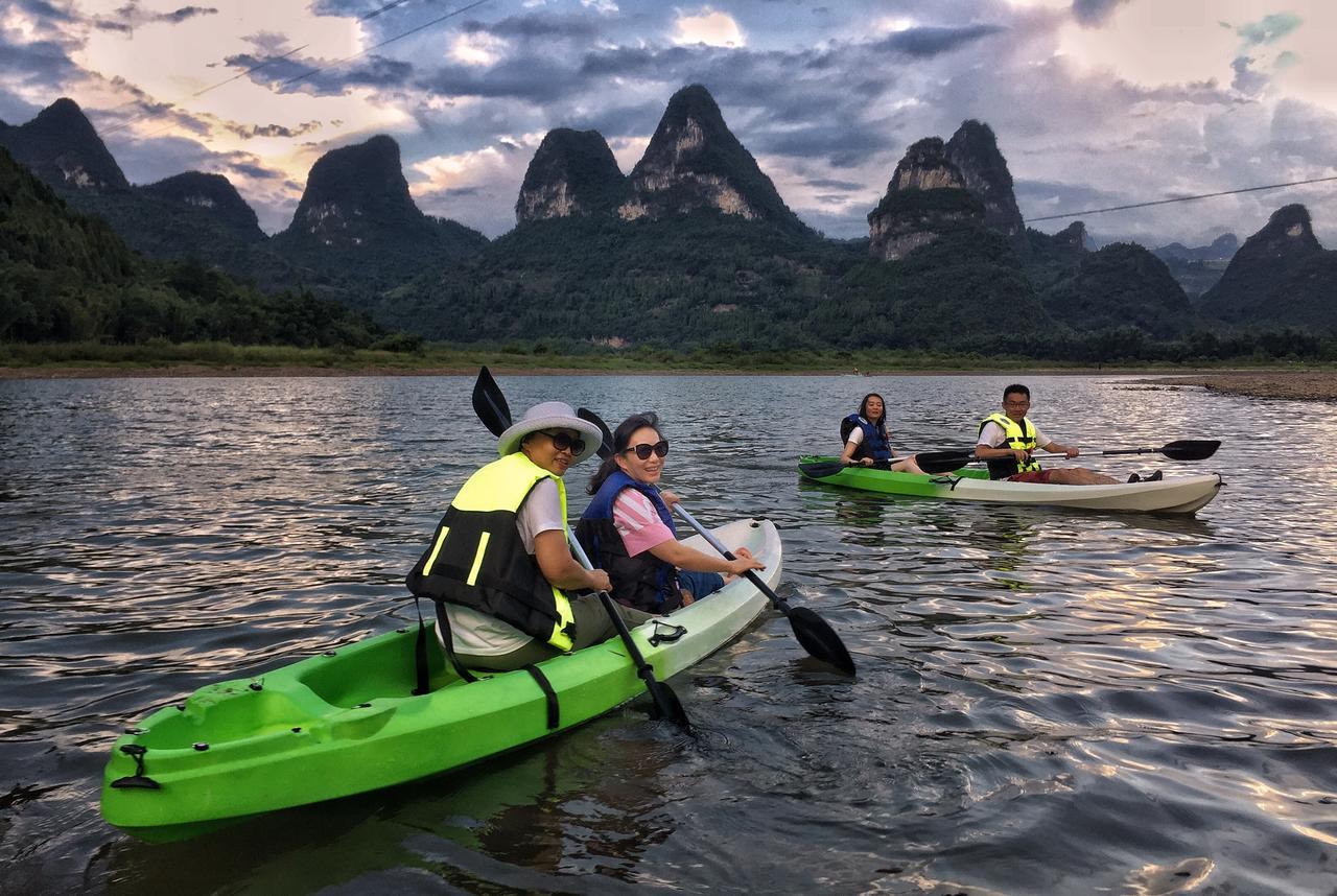 Yangshuo Yunshe Mountain Guesthouse Kültér fotó