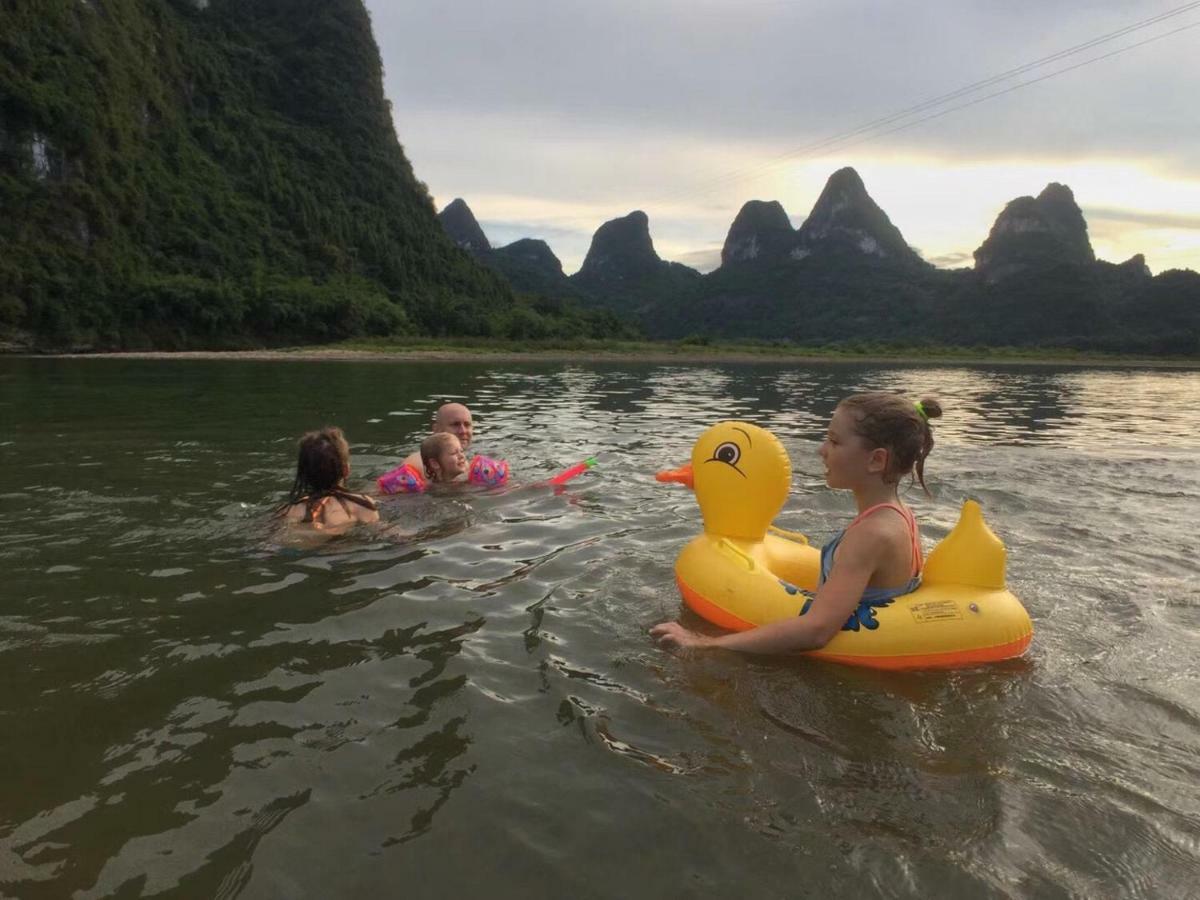 Yangshuo Yunshe Mountain Guesthouse Kültér fotó